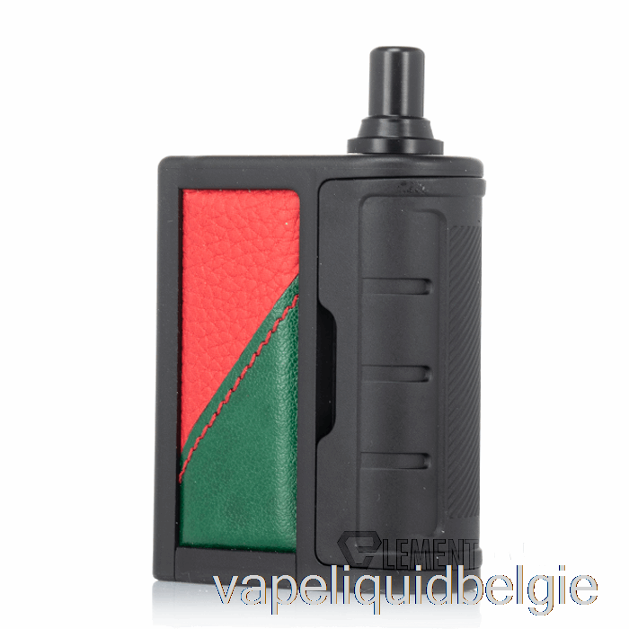 Vape België Vandy Vape Rhino 50w Pod Mod Kit Rood Groen Leer